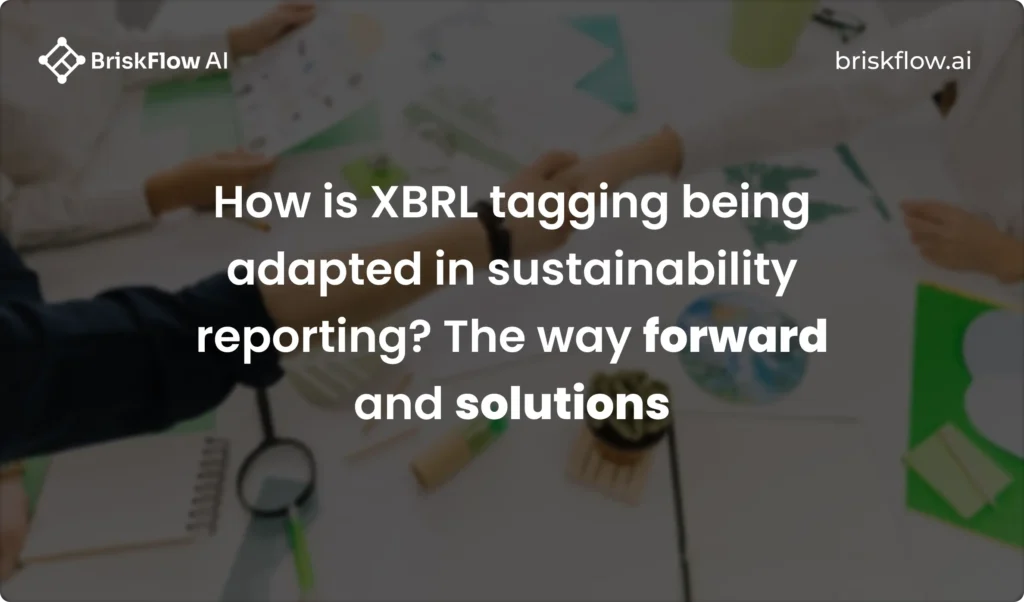 How is XBRL tagging being adapted in sustainability reporting? The way forward and solutions illustration