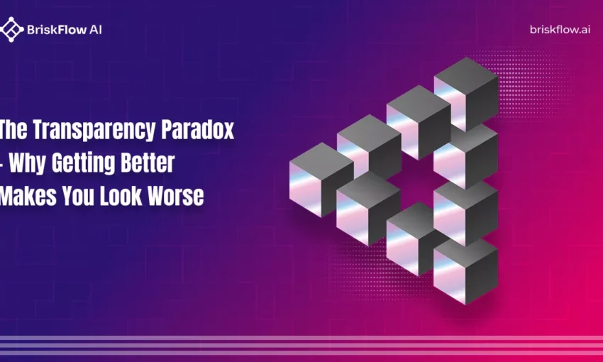 The Transparency Paradox - Why Getting Better Makes You Look Worse image