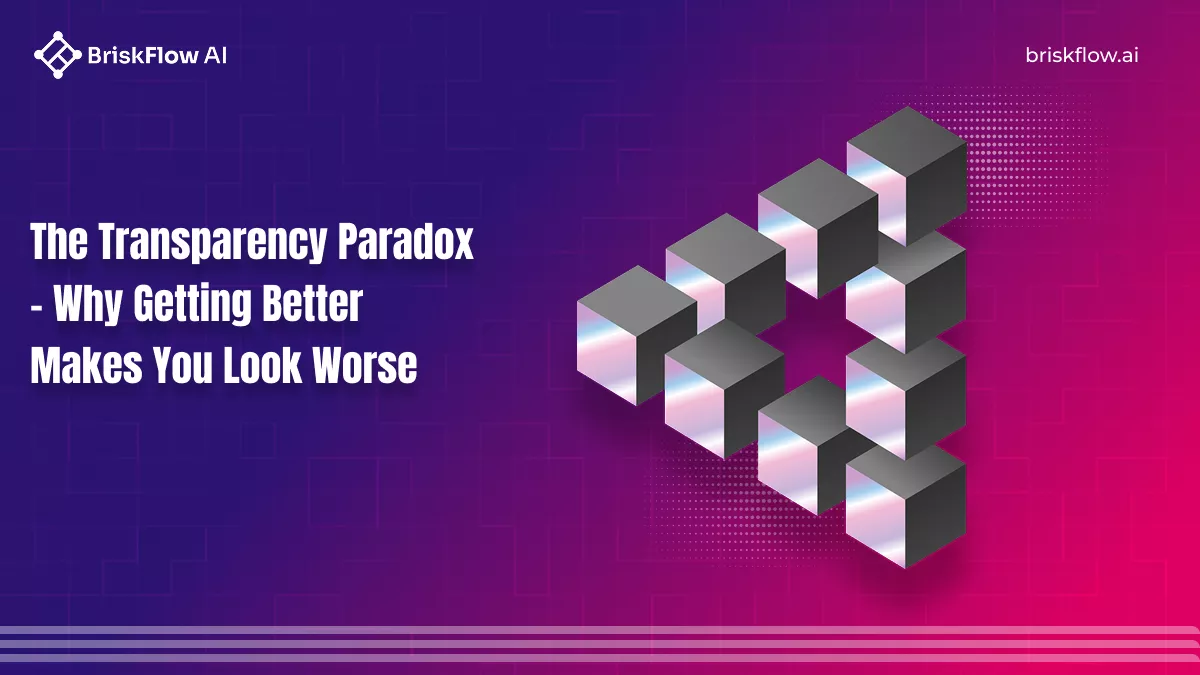 The Transparency Paradox - Why Getting Better Makes You Look Worse image